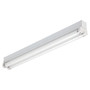 Lithonia Lighting 36.375 in. L White Hardwired Fluorescent Strip Light