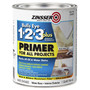 Zinsser Bulls Eye 123 Plus White Water-Based Acrylic Primer 1 qt