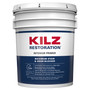 KILZ Restoration White Flat Water-Based Acrylic Modified Epoxy Stain and Odor Blocking Primer 5 gal