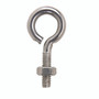 Hampton 1/4 in. X 2 in. L Stainless Stainless Steel Eyebolt with Nut Nut Included