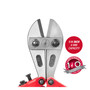 Great Neck 18 in. Bolt Cutter Red/Silver 1 pk