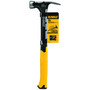 DeWalt 22 oz Checkered Face Claw Hammer 14 in. Steel Handle