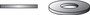 Hillman Zinc-Plated Steel 1/4 in. USS Flat Washer 100 pk