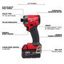 Milwaukee M18 FUEL 1/4 in. Cordless Brushless Impact Driver Kit (Battery & Charger)