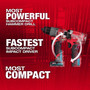 Milwaukee M12 FUEL Cordless Brushless 2 Tool Combo Kit