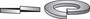 Hillman 1/4 in. D Zinc-Plated Steel Split Lock Washer 100 pk