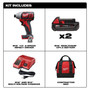 Milwaukee M18 1/4 in. Cordless Brushed Impact Driver Kit (Battery & Charger)