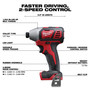 Milwaukee M18 1/4 in. Cordless Brushed Impact Driver Tool Only