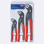 Knipex 3 pc Chrome Vanadium Steel Water Pump Pliers Set
