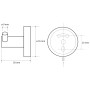 OMEGA Double Robe Hook