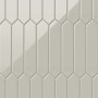 Reagan 2x10 Glossy Ceramic Picket Tile in Dove