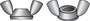 Hillman 1/4 in. Zinc-Plated Steel SAE Wing Nut 100 pk