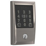 Schlage Encode Plus Satin Nickel Metal WiFi Deadbolt with Century Trim