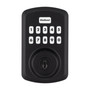 Kwikset Matte Black Metal Electronic Touch Pad Deadbolt