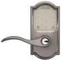 Schlage Encode Satin Nickel Metal WiFi Deadbolt with Accent Lever