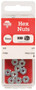 Hillman 1/4 in. Zinc-Plated Steel USS Hex Nut 12 pk