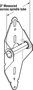 Prime-Line 3 in. W X 1.8 in. L X 0.44 in. D Steel Garage Door Hinge