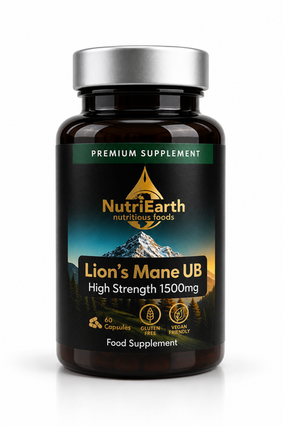 Lion's Mane UB 1500mg (high strength) 60 capsules