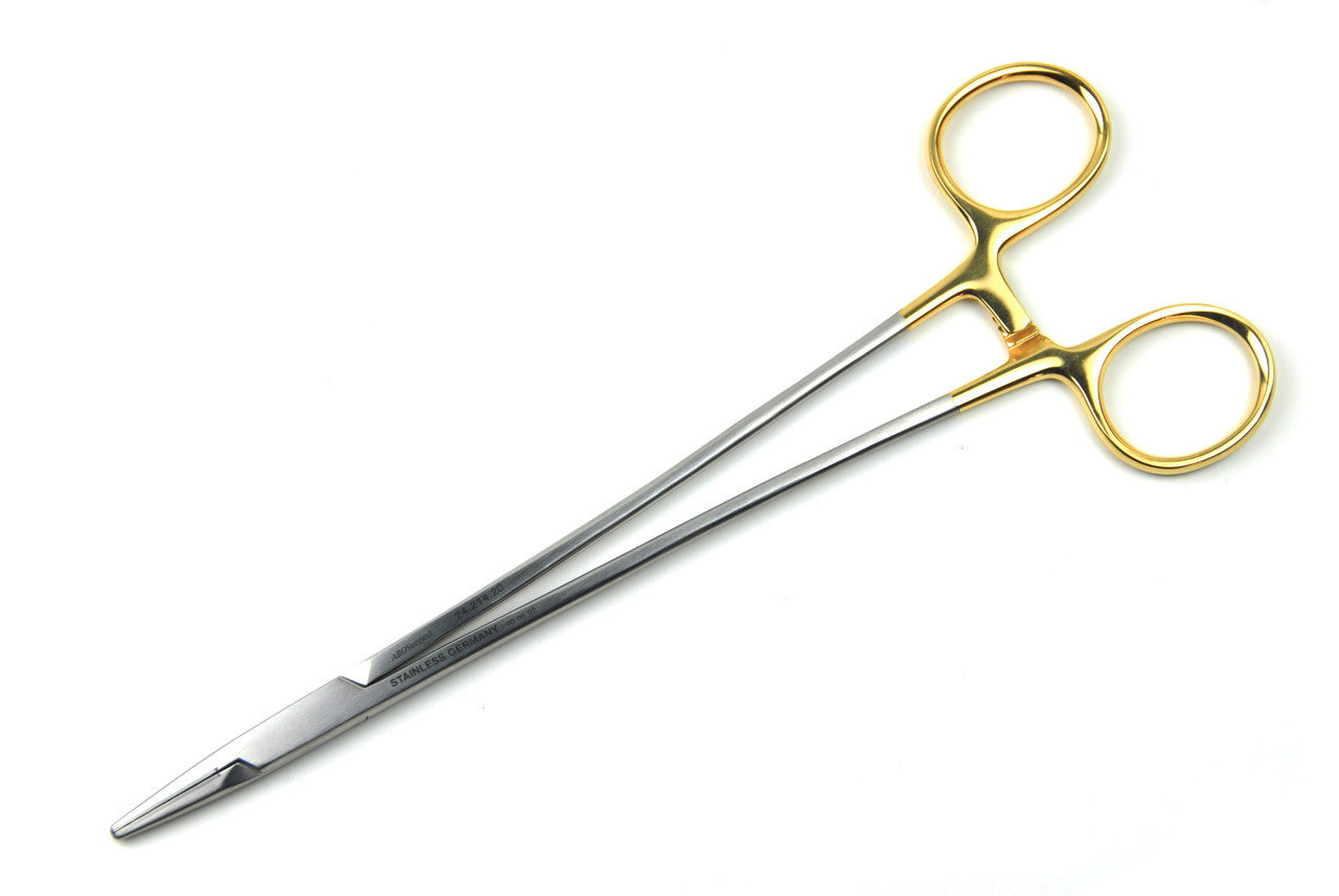 Debakey Needle Holder, 20cm, 8” (20cm), STR Tips AROSmicro™ 24.214.20