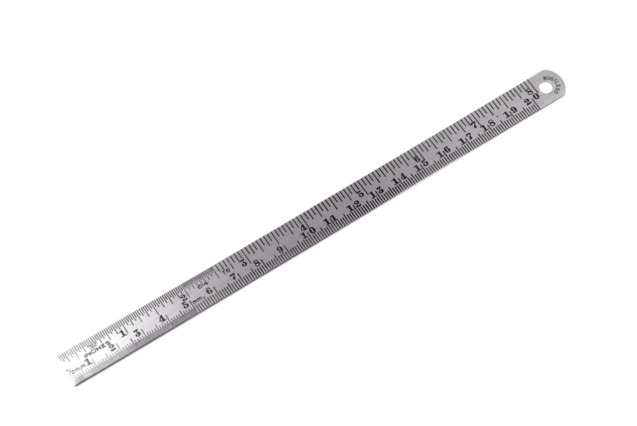 Steel Surgical Ruler, 8” (20cm)