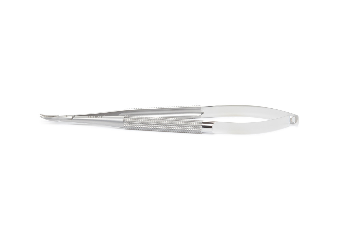 Micro Spring Handle Needle Holder, 6” (15cm), 8mm d, CVD Tips w/o Lock ...