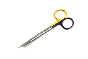 07.963.13: Goldman-Fox Scissors, Gold/Black Handles, 13cm, 5 inches, CVD tips, TC inserts 07.963.13: Goldman-Fox Scissors, Gold/Black Handles, 13cm, 5 inches, CVD tips, TC inserts