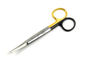 07.933.15: Kaye Facelift Scissors, Gold/Black Handles, 15cm, 6 inches, CVD tips, TC inserts