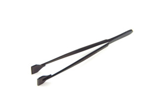 KK600: Clamp Applying Forceps, Double, Stainless Steel, Matte Black, 14 cm, 5.5 inches KK600: Clamp Applying Forceps, Double, Stainless Steel, Matte Black, 14 cm, 5.5 inches