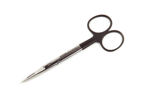 07.824.12: Wagner Scissors, Black Handles, 12cm, 4.75 inches, STR tips