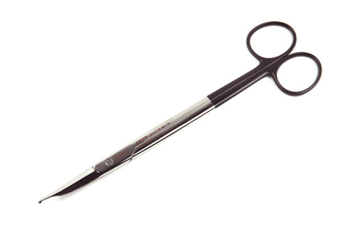 07.951.19: Gorney Freeman Scissors, Black Handles, 19cm, 7.5 inches, CVD tips