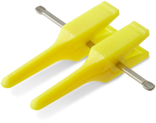 TKL-2-120g: Disposable AROSmicro™ Clamp, Large Double Approximator Artery Clamps, Delicate Closing Pressure, 2.0mm-4.0mm Vessel Diameter, 120gf Clipping Power, 10 Sterile Clamps Per Box