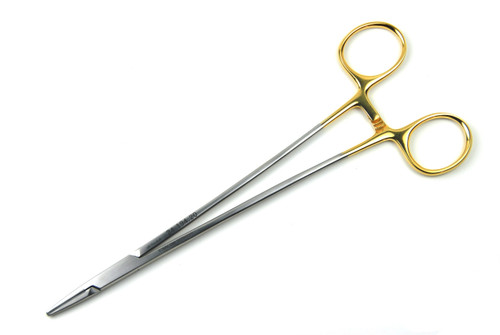 Mayo-Hegar Needle Holder, 8” (20cm), Delicate STR Tips w/ Serrated Jaws | AROSmicro™ 24.194.20