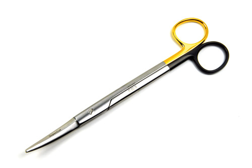 07.933.18: Kaye Facelift Scissors, Gold/Black Handles, 18cm, 7 inches, CVD tips, TC inserts