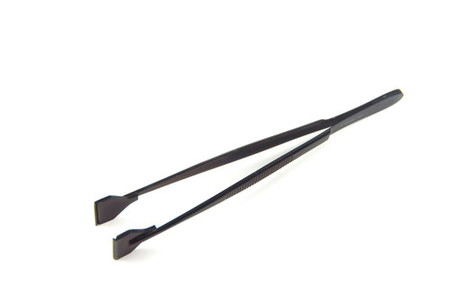 KK600: Clamp Applying Forceps, Double, Stainless Steel, Matte Black, 14 cm, 5.5 inches