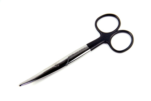 07.171.15: Mayo Stille AROSupercut Scissors, Black Handles, 15cm, 6 inches, CVD tips