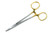 Baumgartner Needle Holder, Gold Handles, 5.5” (14cm), STR Tips w/ TC Inserts | AROSmicro™ 24.154.14