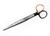 07.164.17TC: Mayo Scissors Straight, Gold/Black Handles, 17cm, 6.75 inches, SC/TC