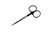 07.280.11: Metzenbaum Baby Scissors, Black Handles, 11cm, 4.5 inches, STR tips