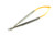 11.589.15: JACOBSEN Micro Spring Handle Needle Holder, Gold Handles, 15cm, 6 inches, 8mm d, CVD tips w/o catch