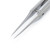 Close up of tips 11.118.15.3: Micro Tying Forceps, Round Handle, 15cm, 6 inches, 8mm d, STR 0.3mm Tips with Tying Platform