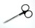 07.361.11: Stevens Scissors, Black Handles, 11cm, 4.25 inches, CVD tips