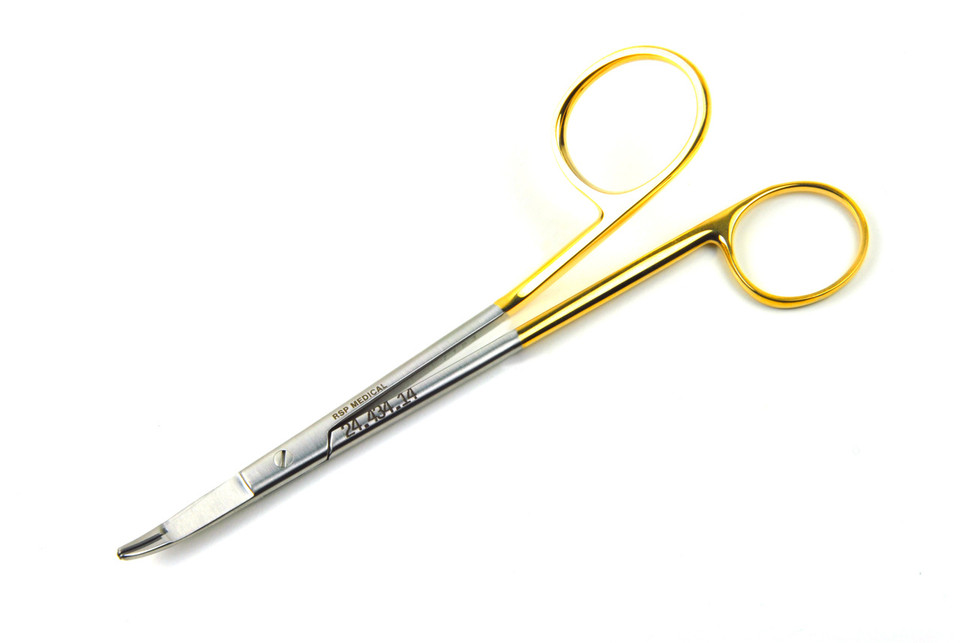 Gillies Needle Holder, 5.5” (14cm), STR Tips w/ TC inserts AROSmicro