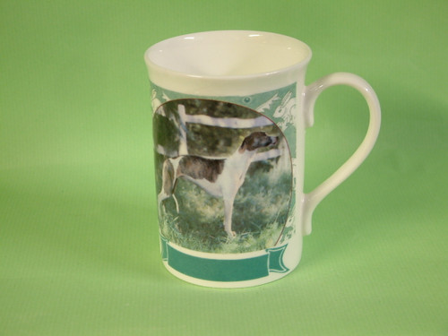 Personalised Bone China mug with greyhound dog design