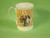 Personalised Bone China mug with a king charles dog design