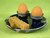 double egg cup / plate