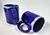 2 Large cobalt blue pottery mugs 3/4 of a pint capacity each