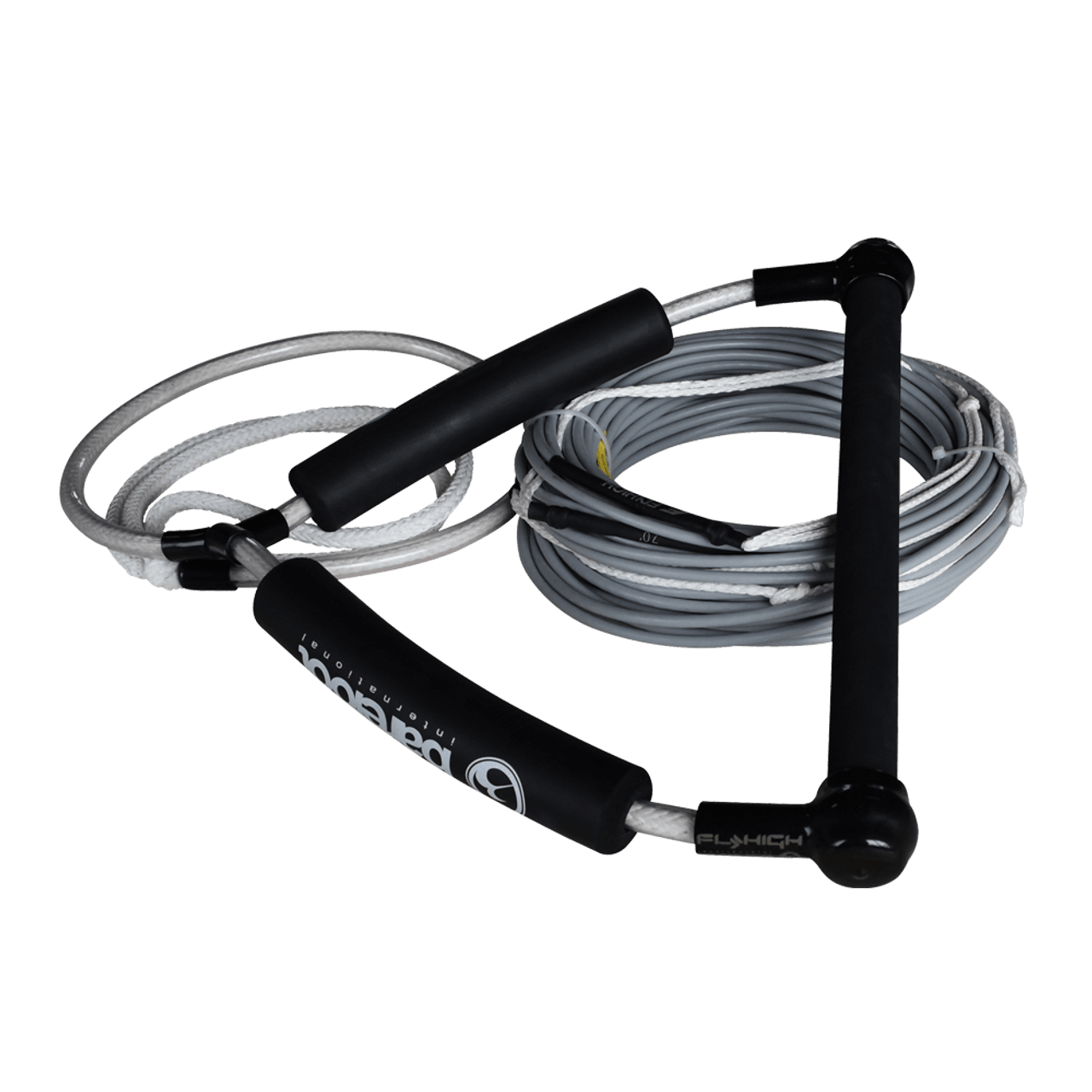 BI Silver Spectra Rope W/ PVC & Float Core 100' Long With 15 Wake Handle  Combo (M1031-C)