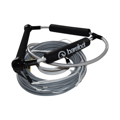 BI Silver Spectra Rope W/ PVC & Float Core 100' Long With 15 Wake Handle  Combo (M1031-C)