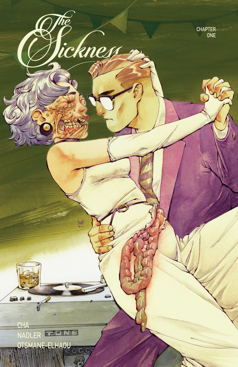 The Sickness #1 レアメタル表紙 アメコミリーフ The Sickness 01 by Jenna Cha and Lonnie Nadler