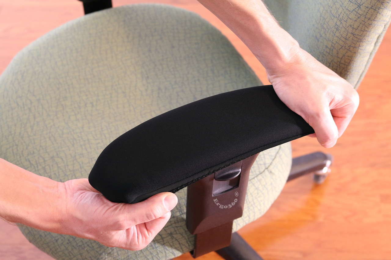 Soft Memory Foam Office Chair Armrest Arm Pads 2 Piece Replacement Set